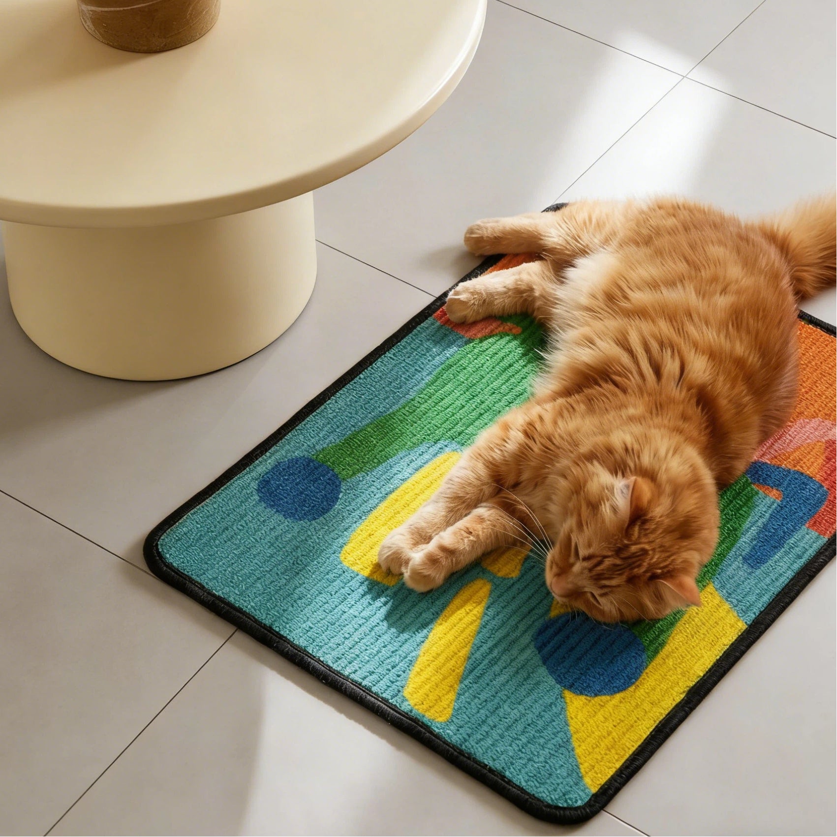 Barkmow Pannello Tiragraffi per Gatti in Sisal Autoadesivo – Tappetino Antigraffio per Divano e Parete, Superficie Resistente per la Cura delle Unghie