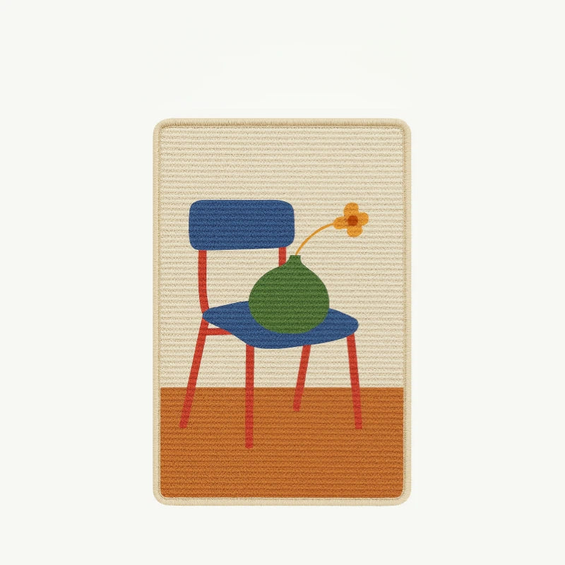 Barkmow Tappetino Tiragraffi per Gatti in Sisal Autoadesivo – Protezione Antigraffio Resistente per Divano e Parete, Superficie Anti-Sfilacciamento