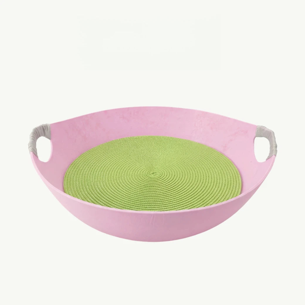 Barkmow Cuccia Gatto in Feltro con Tiragraffi – Letto 2 in 1 Lavabile e Resistente, Design Moderno