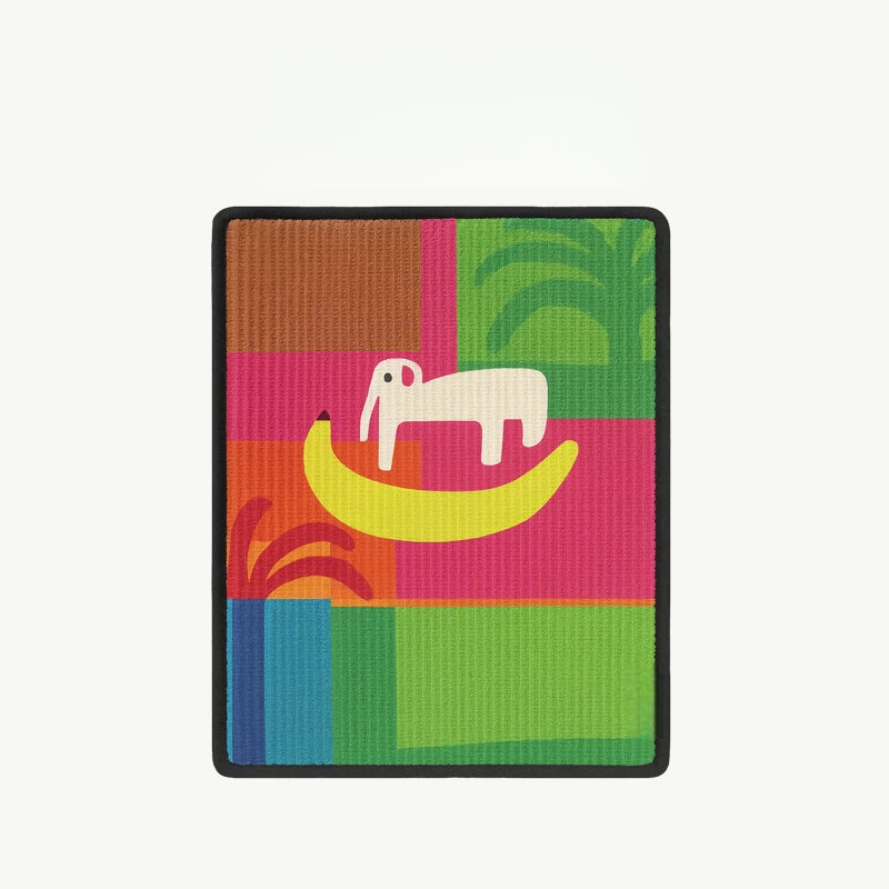 Barkmow Pannello Tiragraffi per Gatti in Sisal Autoadesivo – Tappetino Antigraffio per Divano e Parete, Superficie Resistente per la Cura delle Unghie