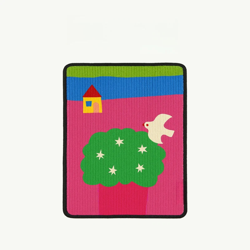 Barkmow Pannello Tiragraffi per Gatti in Sisal Autoadesivo – Tappetino Antigraffio per Divano e Parete, Superficie Resistente per la Cura delle Unghie